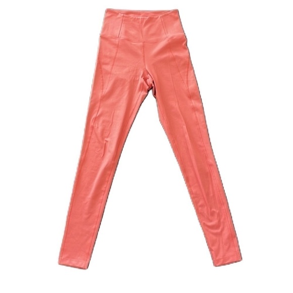 SzXS Girlfriend Collective High Rise compressive tights in Primrose. EUC - Picture 5 of 13